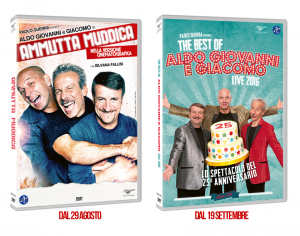 Ammutta Muddica e The Best of Aldo Giovanni e Giacomo finalmente in DVD!